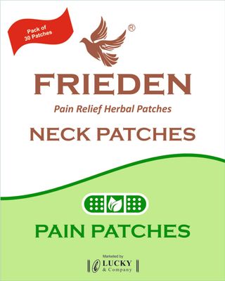 Frieden Herbal Pain Relief Neck Patches, Pack of 30 Patches