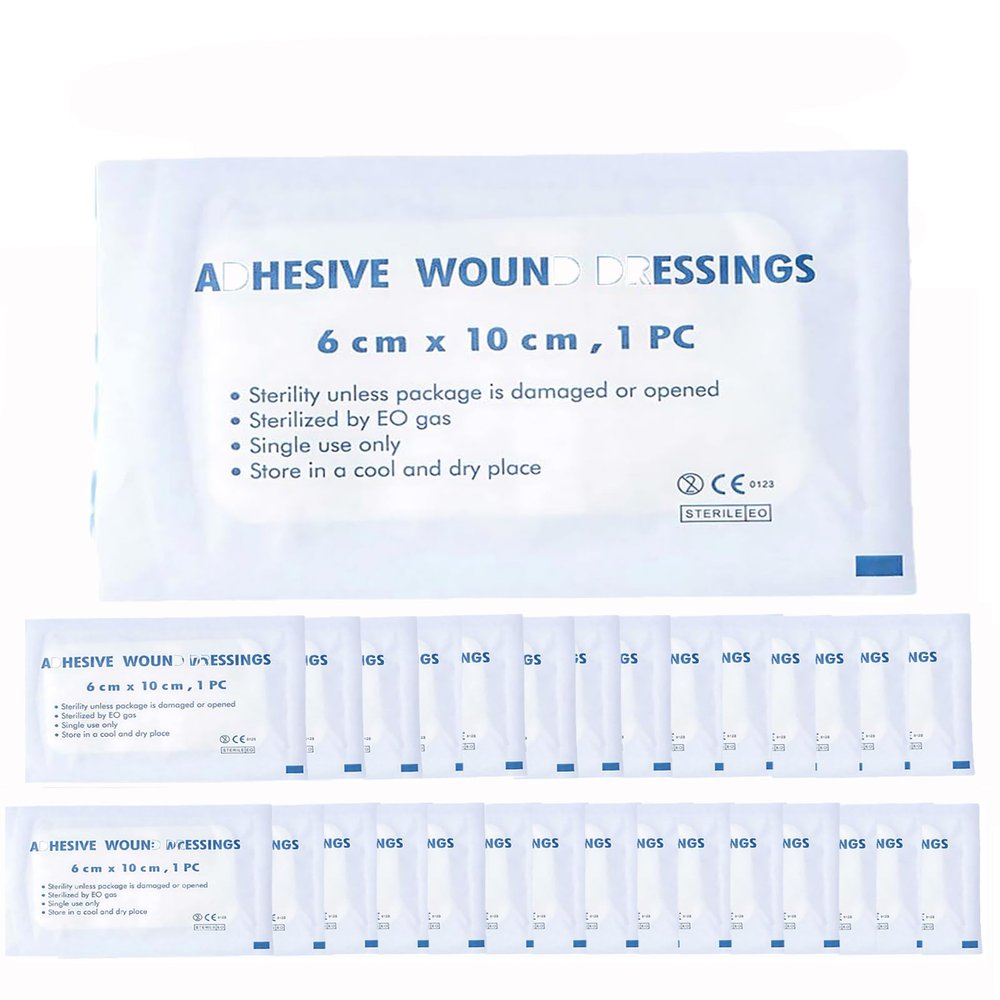 20 Pcs Bandages for Wounds, 4 * 4 in Kt Tape, Bandage Self Adhesive Breathable Wound Patch Retention Needle Patch Application (one size, 30, count)