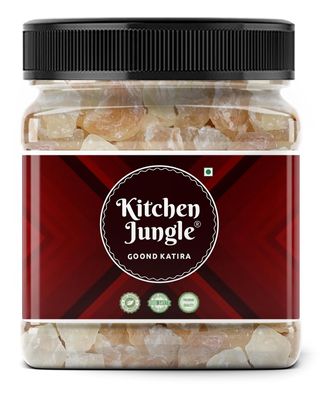 Kitchen Jungle Gond Katira Pure (Edible Gum) 100 GM Pack | Tragacanth High Cooling Properties kathila gound
