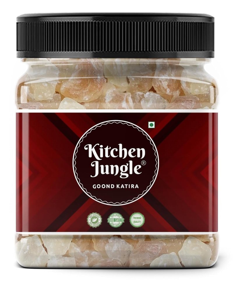 Kitchen Jungle Gond Katira Pure (Edible Gum) 100 GM Pack | Tragacanth High Cooling Properties kathila gound