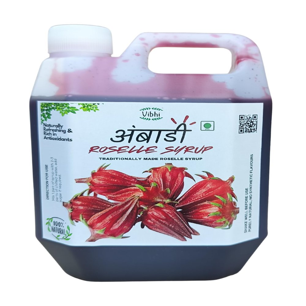 Vibhi Traditional Ambadi Sweet & Sour Concentrate/Sharbat 1000ml