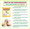 3V PRODUCTS Ponnatharam Powder 100Gm | Hartal Warki | Hartal Varki | Hartal Pili | Harita Manjari | 100% Hair Removal | No Pain | No Side Effects | Suitable for Womens, Girls, Boys | Unisex (Pack Of 1) view 3