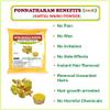 3V PRODUCTS Ponnatharam Powder 40Gm | Hartal Warki | Hartal Varki | Hartal Pili | Harita Manjari | 100% Hair Removal | No Pain | No Side Effects | Suitable for Womens, Girls, Boys | Unisex (Pack Of 1) view 2