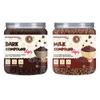 Brew Lab Dark Chocolate Chips & Milk Chocolate Chips | for Cake toppings Cooking & Baking Chips for Cakes, Cookies, Brownies, Muffins, Pancakes | Decoration & Baking | 200 gm x 2 view 1