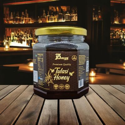 7Days Plus Pure & Natural Tulasi | Keralas 's No.1 Honey Brand with No Sugar Adulteration | Natural Immunity Booster | Rich in Antioxidants 250 gm