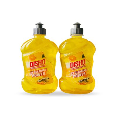 DISHO - DISH WASHING GEL | PACK OF 2 | 500 ml x 2