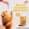 Novee Hearty Jerky Mini, Chicken Flavour Dog Treats,Tender High-Protein Snacks, Easy to Chew, Great for Training & Rewards, Ideal for All Dog Breeds, 100g x 3 view 2
