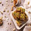 DAILY NUTS Crunchy Date Cubes 500g I Sugar Free Dates Barfi Made with Dates, Pista, Cashews, Almonds, and Pure Ghee I Dry Fruits Nuts | Energy Booster | Fresh And Tasty Healthy Snacks view 3