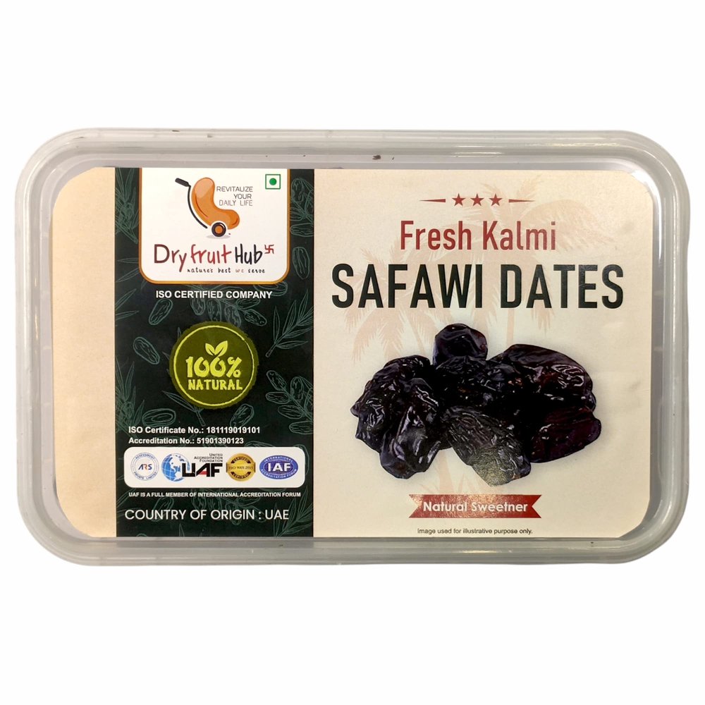 DAILY NUTS Safawi Dates 1Kg,Safawi Dates Original, Kalmi Dates, Kalmi Natural Dates, Kalimi Dates, Premium Natural Dates, Uae Dates, Previously Frozen