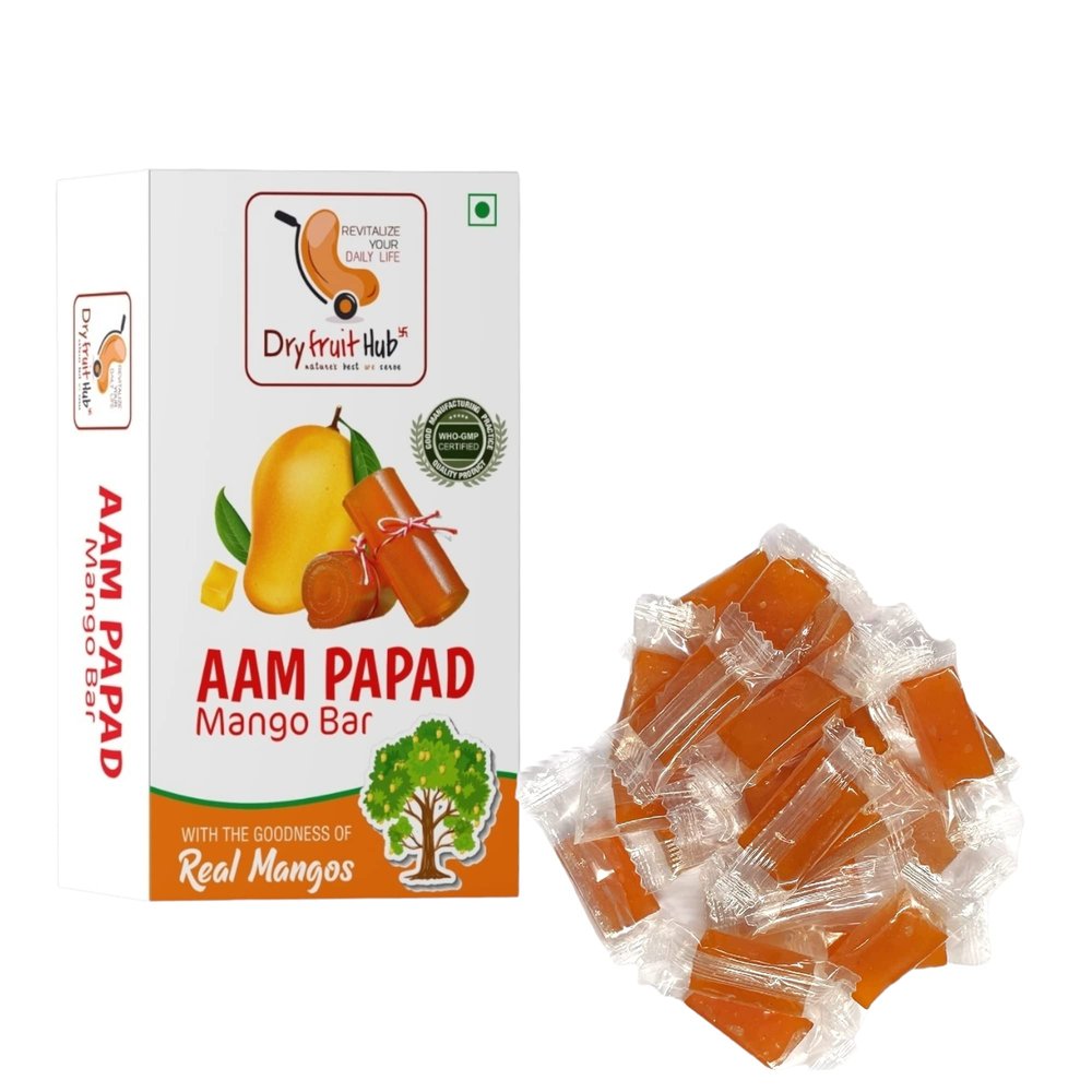 DAILY NUTS Aam Papad Toffee 1 kg Fruit Snacks Dried Mango Bar Candy (Bite-Sized, Real Mango Pulp Candy),Dried Mango Papad Toffee