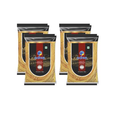 Edhwi thin roasted vermicelli | Pack of 4 | Seviyan vermicelli | 800g (800 gram)