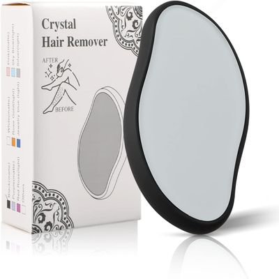 Drumstone ( ) Painless Crystal Hair Remover - Magic Exfoliator for Smooth Skin - Reusable Hair Eraser for Women & Men on Body - Easy to Use
