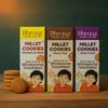 Dhrona Assorted Pack Of Multi Grain Cookies, Millet ChocoChip, Sweet & Salt, Turmeric & Jeera |300 gms | No Palm Oil | Free Of White Sugar | No Preservatives (Assorted) view 1