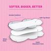 Aapki Muskaan Sanitary Napkin Pads with Cottony-Soft Top Layer for Women Enriched (7 Pads Set of - 2) view 2