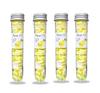 Cursive,Trendy Paper Soap Strips For Travel Essential For Women Men Kids -Travel Accessories Dissolvable Sheets For Hand Wash -Tube Box (Pack of 4, Pear) view 1