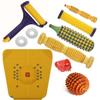 ACS MART Acupressure Massage Therapy Set (8-in-1) | Foot Massager Mat with Magnetic Points, Wooden Foot & Hand Rollers, Sujok Balls & Rings | Reflexology Stress Relief Kit view 1