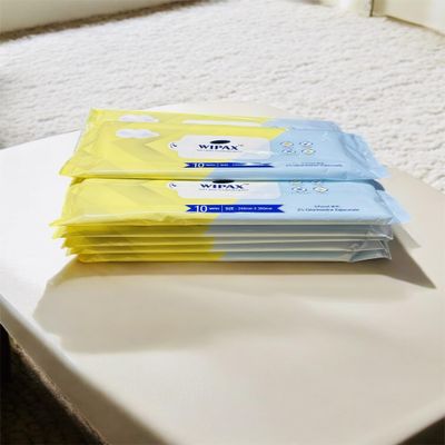 Wipax Adult Body Cleansing Wipes, Pack of 25, count 250 Pcs