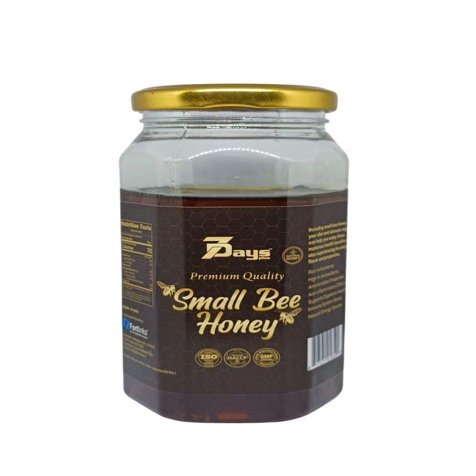 7Days Plus Pure & Natural Small Bee Honey | Keralas 's No.1 Honey Brand with No Sugar Adulteration | Natural Immunity Booster | Rich in Antioxidants 500 gm