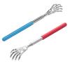2-Pack Extendable Back Scratcher Stick (Pink & Blue) | Stainless Steel Telescopic Itching Tool | Adjustable 22-59cm | Non-Slip Grip & 40g Ultra-Light view 1