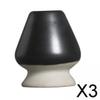 ATORSE 3xHandmade Matcha Whisk Stand Tea Ceremony Teaware for Starter Professional Black and White|Home & Garden|Food & Beverages|Tea view 2
