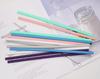 CasaLuxe Set of 5 Extra Long Silicone Straw for Kids,Cleaning Brush, Kids Safe,Travel Friendly,Hot & Cold Drinks,Dishwash Safe,Easy to Clean (305mm*8mm):4 Straight Straw + Cleaning Brush view 2