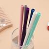 CasaLuxe_Set of 5: Food Grade Silicone Straw,Cleaning Brush for Boba Tea,Smoothies,Wide Straw, Kids Friendly, Dishwasher Safe,Easy to Clean (Extra Long (31Cm*1Cm):2 Straight+2 Bent+Cleaning Brush) view 3