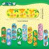 Ahamo Cartoon Bandaids for Kids - 100 Jungle Animal Adhesive Bandages | Waterproof Wound Protection with 10 Assorted Fun Designs | Skin-Friendly for Toddlers & Children view 2