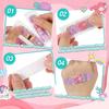 Ahamo Mermaid Cartoon Bandages for Kids - 100pcs Waterproof Adhesive Band-Aids with 10 Cute Designs | Skin-Friendly Wound Protection for Children view 3