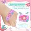 Ahamo Mermaid Cartoon Bandages for Kids - 100pcs Waterproof Adhesive Band-Aids with 10 Cute Designs | Skin-Friendly Wound Protection for Children view 4