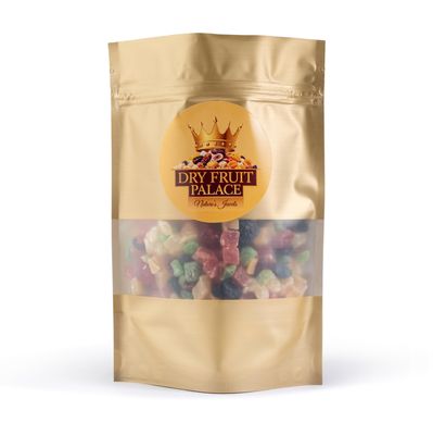 Dry Fruit Palace Fruit Cocktail Mix | Dried Apples | Pears | Pineapple | Papaya | Mango and Raisins (50 gm)