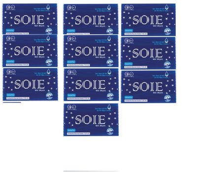 CUVLY Wax Strip Face Liposoluble Wax Strips for Women 20 Wax Strips + 2 Wipes, Facial Hair Removal for Upper Lip, Eyebrows, Chin, Sidelocks Hair Remover Professional Painless Waxing Kit (ONLY 10pcs Wipes - Strips not inculded)