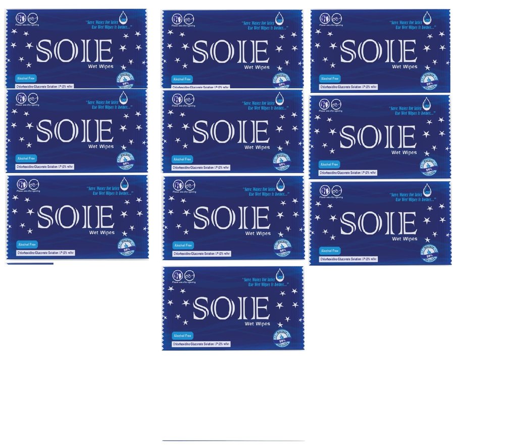 CUVLY Wax Strip Face Liposoluble Wax Strips for Women  20 Wax Strips + 2 Wipes, Facial Hair Removal for Upper Lip, Eyebrows, Chin, Sidelocks Hair Remover Professional Painless Waxing Kit (ONLY 10pcs Wipes - Strips not inculded)