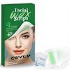 CUVLY Wax Strip Face Liposoluble Wax Strips for Women  20 Wax Strips + 2 Wipes, Facial Hair Removal for Upper Lip, Eyebrows, Chin, Sidelocks Hair Remover Professional Painless Waxing Kit (Wax, Strip) view 2