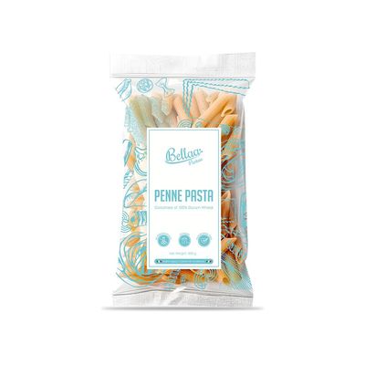 Bellaa Pastaa 100% Durum Wheat Penne Pasta | High Protein & No Maida | Non-Sticky & Firm Texture | Healthy Vegetarian Pasta for Red, White & Pink Sauces | 500g Pack