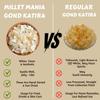 Millet Mania Gond Katira Edible Gum 150g | Premium Sun-Dried Tragacanth Crystals | Natural Body Coolant for Summer | For Falooda, Sharbat, Rose Milk, Ayurveda | Pure & Original view 2