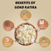 Millet Mania Gond Katira Edible Gum 150g | Premium Sun-Dried Tragacanth Crystals | Natural Body Coolant for Summer | For Falooda, Sharbat, Rose Milk, Ayurveda | Pure & Original view 4