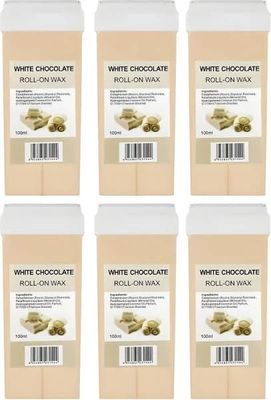 ClubBeauty Chocolate Roll-On Wax with Theobroma Cacao Butter, 100ml, Pack of 6