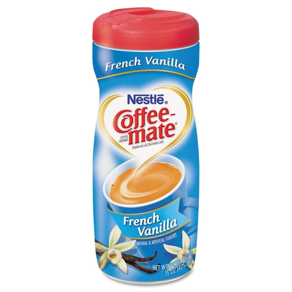 Nestlae Coffee Mate, French Vanilla, 210 Servings, Powdered Coffee Creamer, 425.2g (Imported)