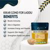 BrijBooti Organic Babool Gond For Ladoo -(100 Gr) Kikar Gond - Gum Arabic - Babul Gond - Edible Gum - Dink - Karuvelam Pisin - Premium Export Quality | FSSAI, GMP, ISO Certified view 2