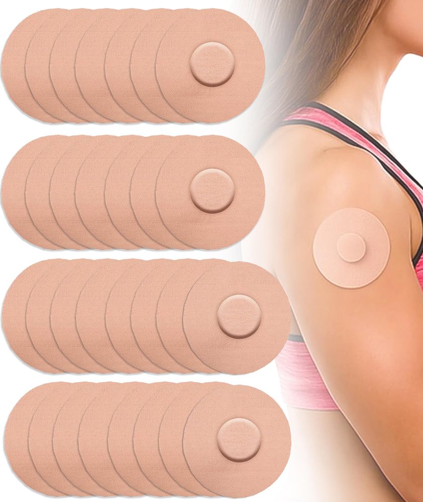30Pcs Freestyle Libre Adhesive Patches, Waterproof Freestyle Libre Sensor Cover, Worn For a Long Time, Patch Tape for Libre 3/2/1 Sensor