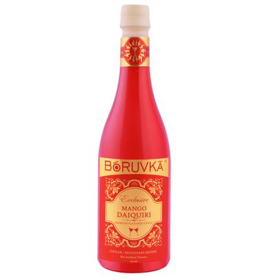 BORUVKA - (MANGO-ORANGE-STRAWBERRY Blend) Mocktail Cocktail Mixer - MANGO DAIQUIRI Premium Flavoured Syrup, 750 ml
