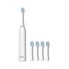 Dento-B X-9 Sonic Electric Toothbrush For Men & Women Reachargeable With 4 Brush Heads And Charging Cable 6 Brushing Modes Upto 42000 Strokes Per Minute 2 Minutes Smart Timer 30 Seconds Zone Change Reminder IPX-7 Waterproof 55DB Noise Reduction 1 Yea view 1