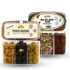 NutNuss Healthy Seed blend and Mixed Raisins Combo Pack| Mix of Pumpkin Seeds+Flax Seeds +Sunflower seeds and Mix of Golden,Black and Green Raisins| 430 G| Healthy snack combo view 1
