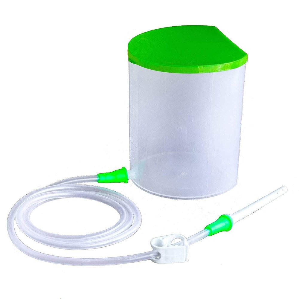 PVC Enema Kit for Home use with Instruction | Enima home kit for Adults Reusable & washable anema kit For Mens and Women ? (1500 ML)