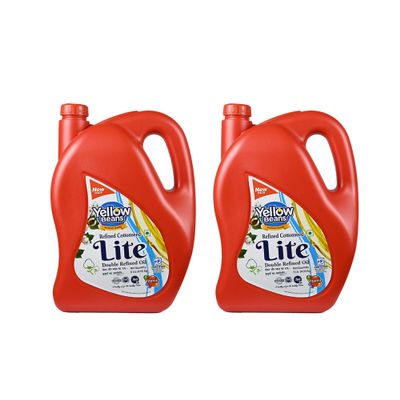 Yellow Beans Cotton seed Oil Combo Pack Of Two (5 ltr) Refined Cooking Oil for Balanced Diet and rich in vitamin E Pure Cottonseed Oil (kapasiya)