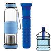 Glass Anti-Oxident Alkaline Water Bottle 500ml + 20 litres Jar Antioxidant, Antibacterial, Alkaline, Mineralising Wio Water Filter to Increase pH view 1