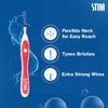 STIM Interdental Flexible Interdental Brush | 10 Brushes | Size: ISO - 2 For Narrow Gaps, Deep Cleaning Between The Teeth - Pack of 2 view 3