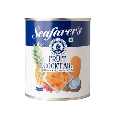 Seafarer's Canned Fruit Cocktail, 1700 g Combo Pack 850 g x 2 Premium Canned Fruit Cocktail  Mixed Fruits in Syrup | Ready-to-Eat | Perfect for Desserts, Salads, Cakes, Ice Cream & Beverages