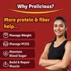 Prolicious Desi Masala High Protein Thins | NO Palm Oil | Crispy & Nutritious Snack Chips (50g Pack of 4) view 3