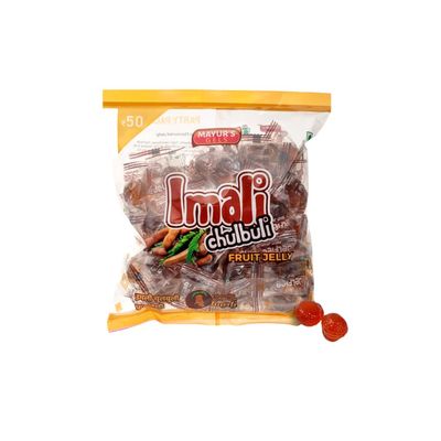Mayurs Gels | Imali Chulbuli Tamarind Flavoured Jelly Candy Pouch | Ideal for Gifting and sharing moments | 175 gms